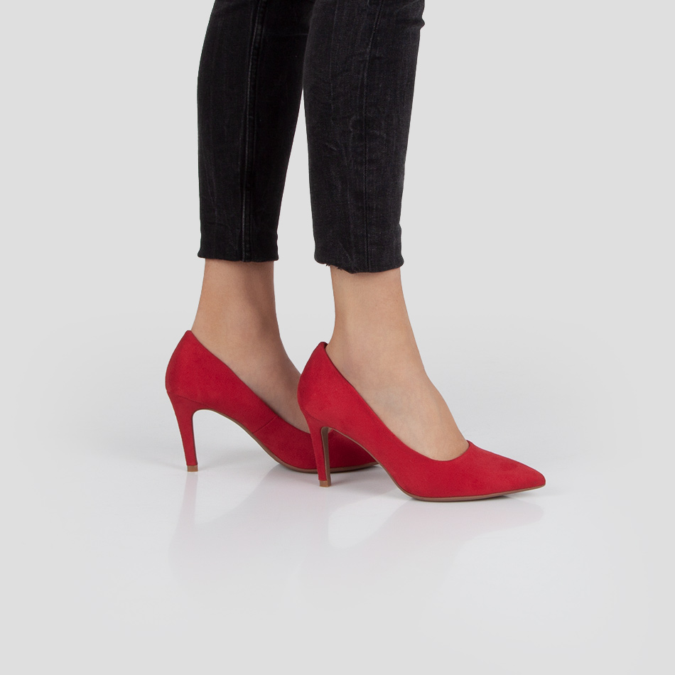 Sapatos com Salto - Vermelho - Sapataria Top7
