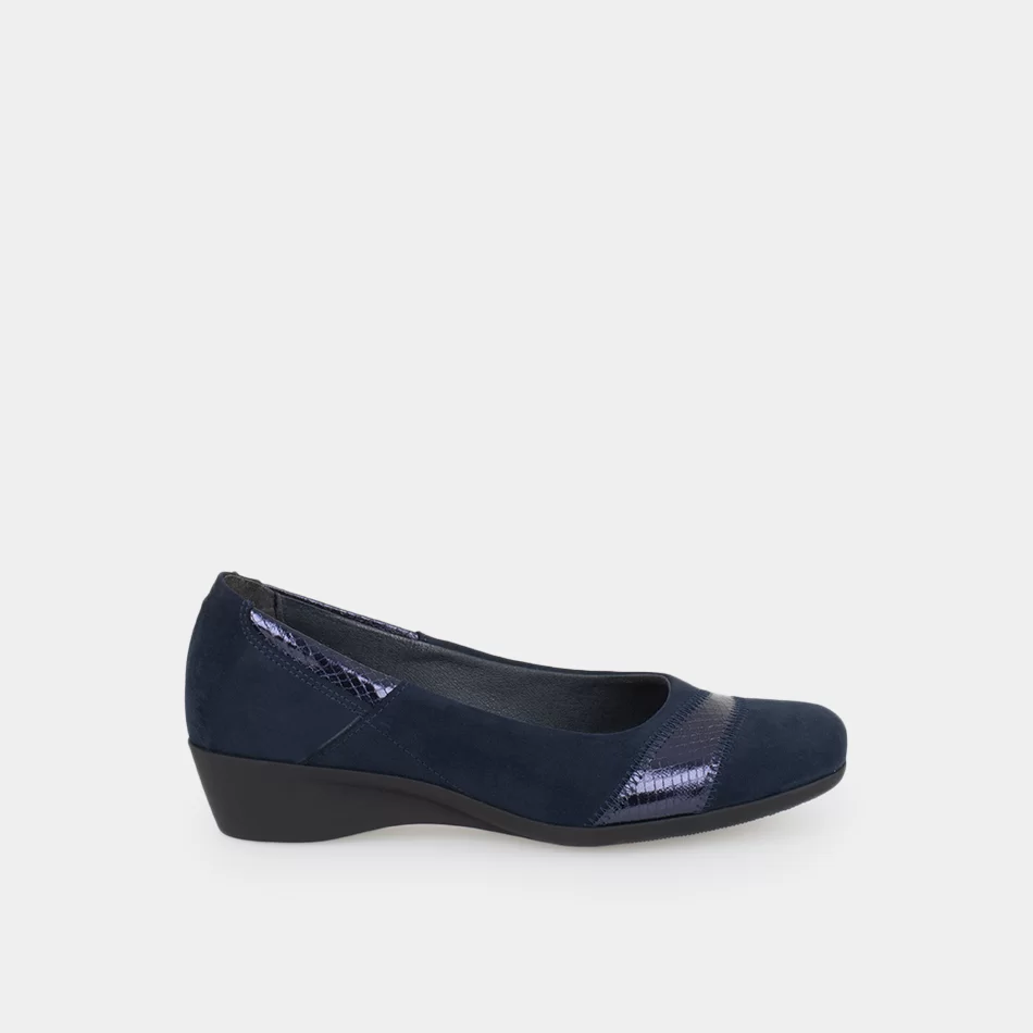 Sapatos com Cunha - Azul - Armazéns Ronfe