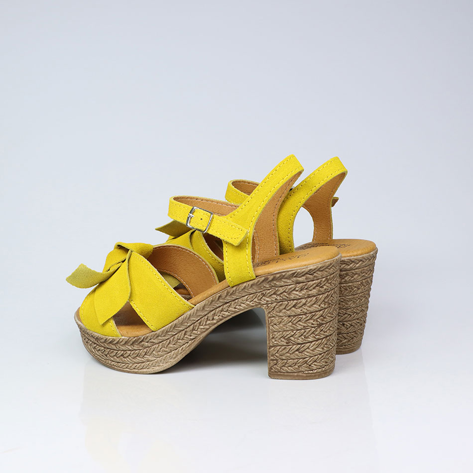 Sandálias de Senhora em camurça, salto com 8,5 cm