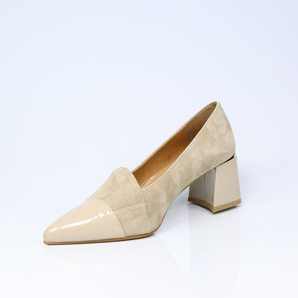 Sapatos de Mulher em camurça, com salto de 6 cm