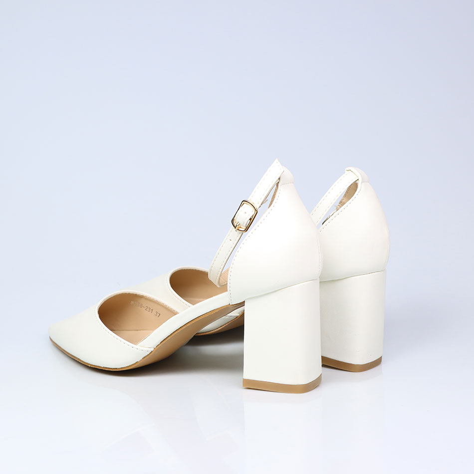 Sandálias de Senhora em pele, salto com 7,5 cm