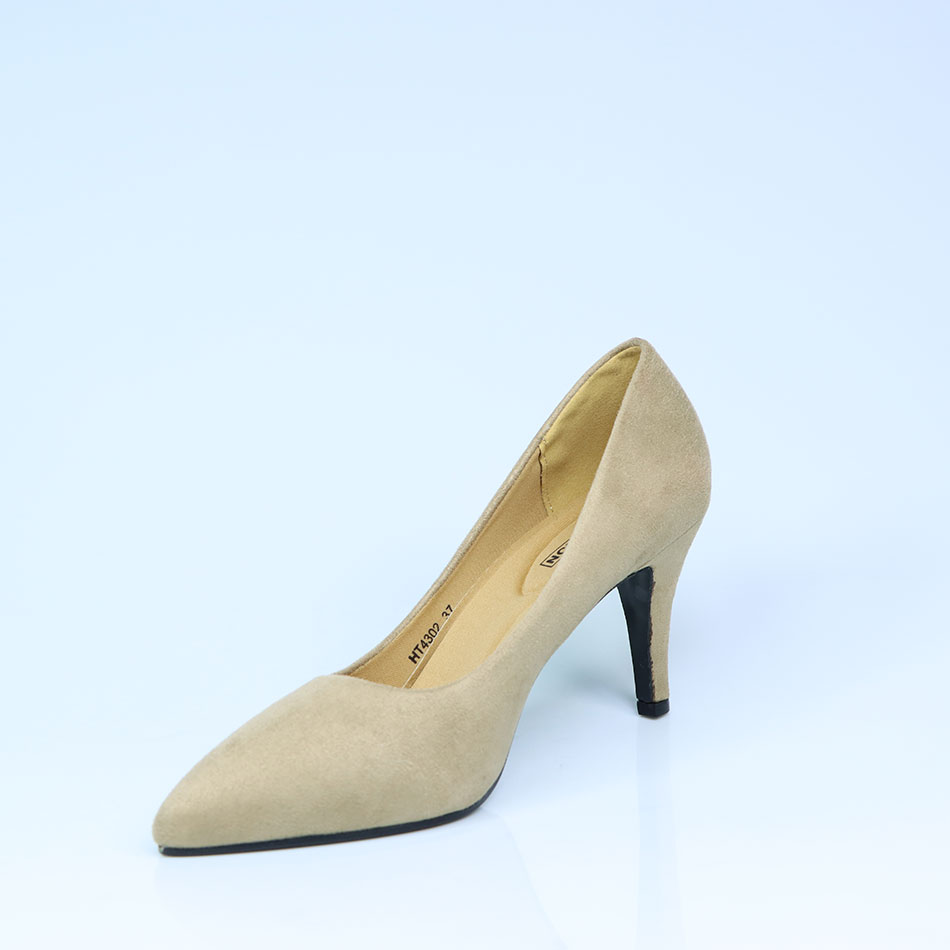 Sapatos de Senhora em camurça com salto de 8 cm