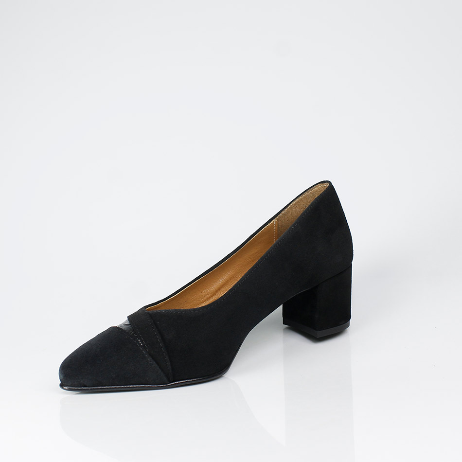 Sapatos de Senhora em camurça, com salto de 5 cm
