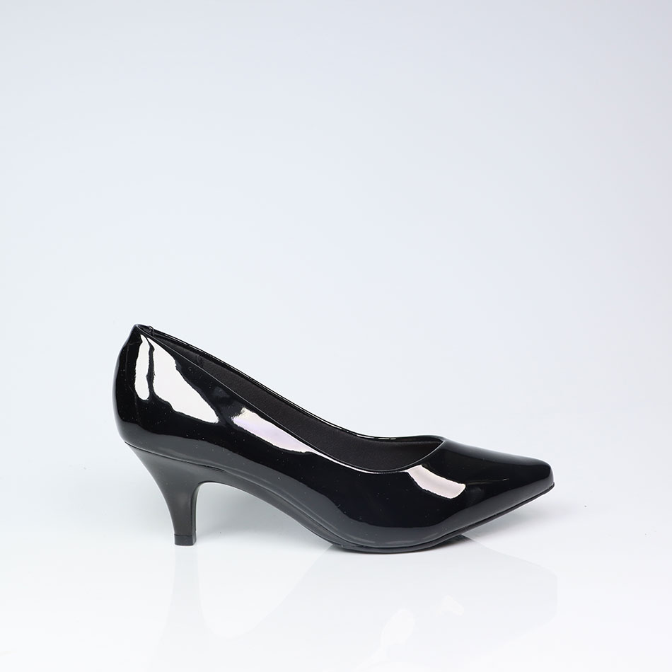 Sapatos de Senhora em verniz, salto com 6 cm - Linnus Sapataria