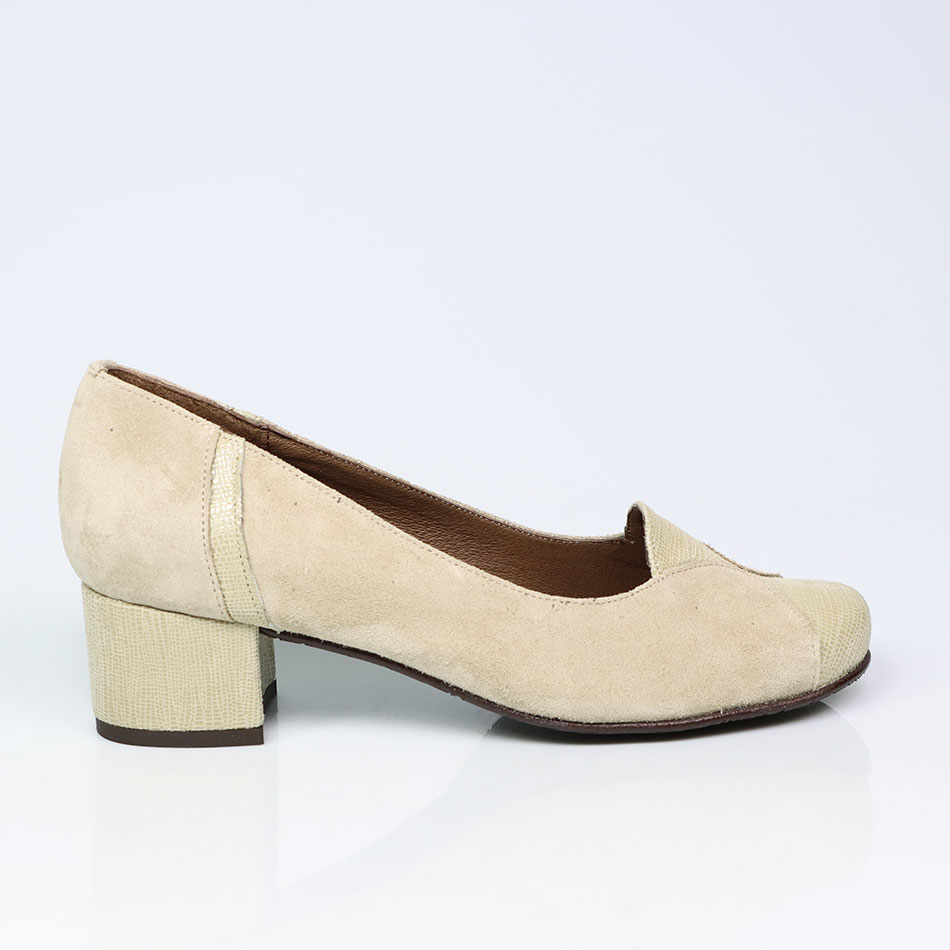 Sapatos de Senhora em camurça, com salto de 4,5 cm