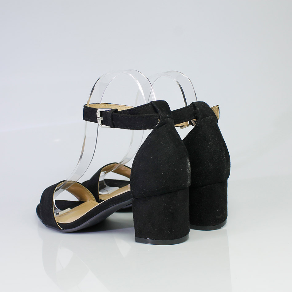 Sandálias de Senhora em camurça, salto com 5,5 cm