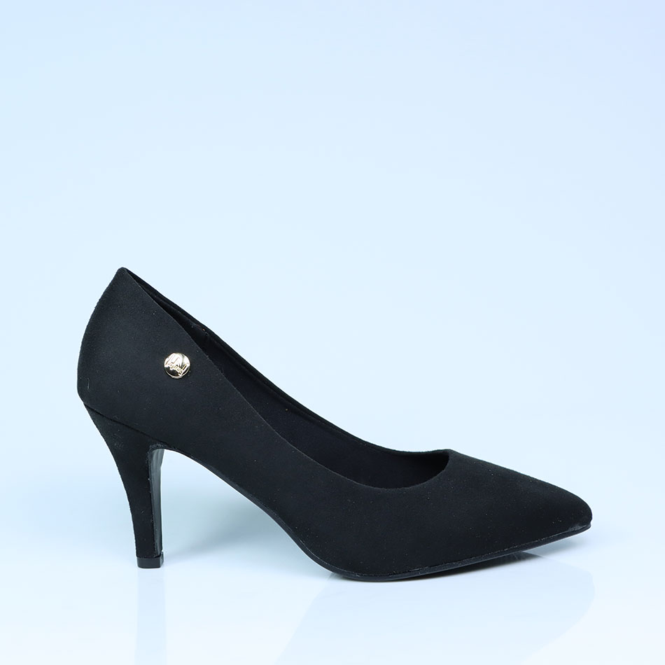 Sapatos de Senhora em camurça com salto de 8 cm - Linnus Sapataria