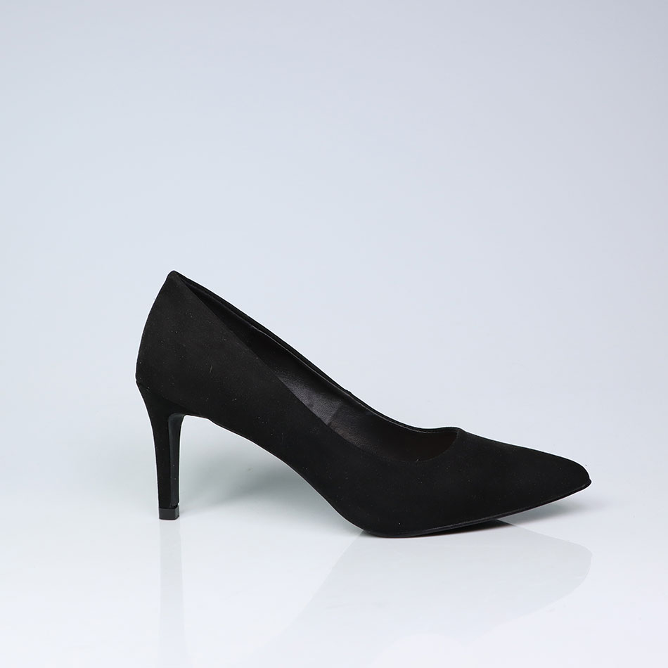 Sapatos de Senhora em camurça, salto com 8 cm - Linnus Sapataria