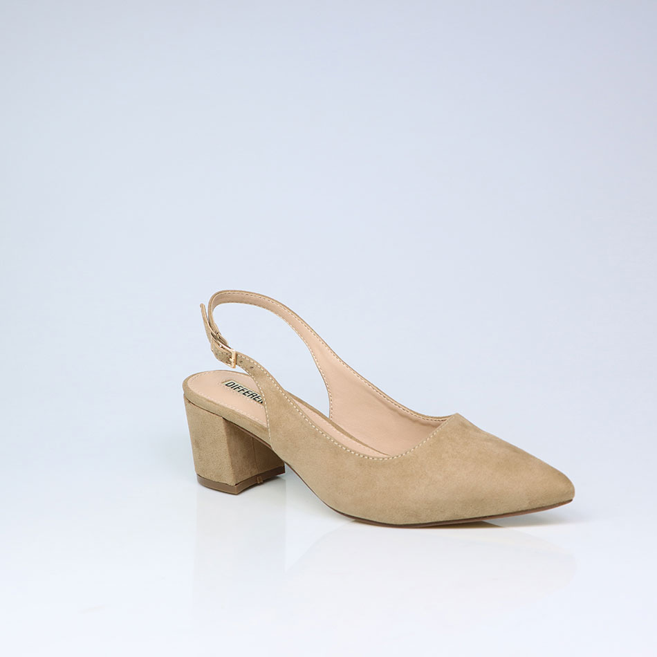 Sapatos de Senhora em camurça, salto com 6,5 cm