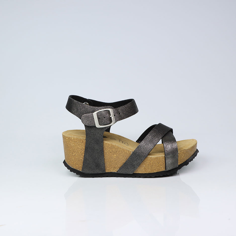Sandálias de Senhora, cunha com 7,5 cm