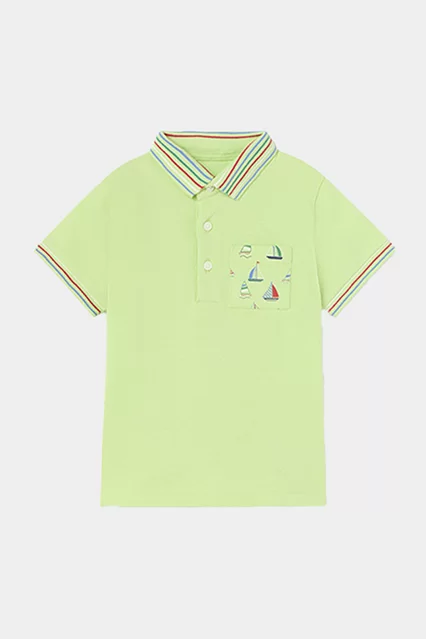 Polo Estampado em  Algodão Sustentável Mayoral - Armazéns Ronfe