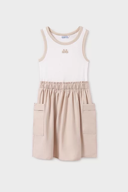 Vestido combinado cargo rapariga - Armazéns Ronfe