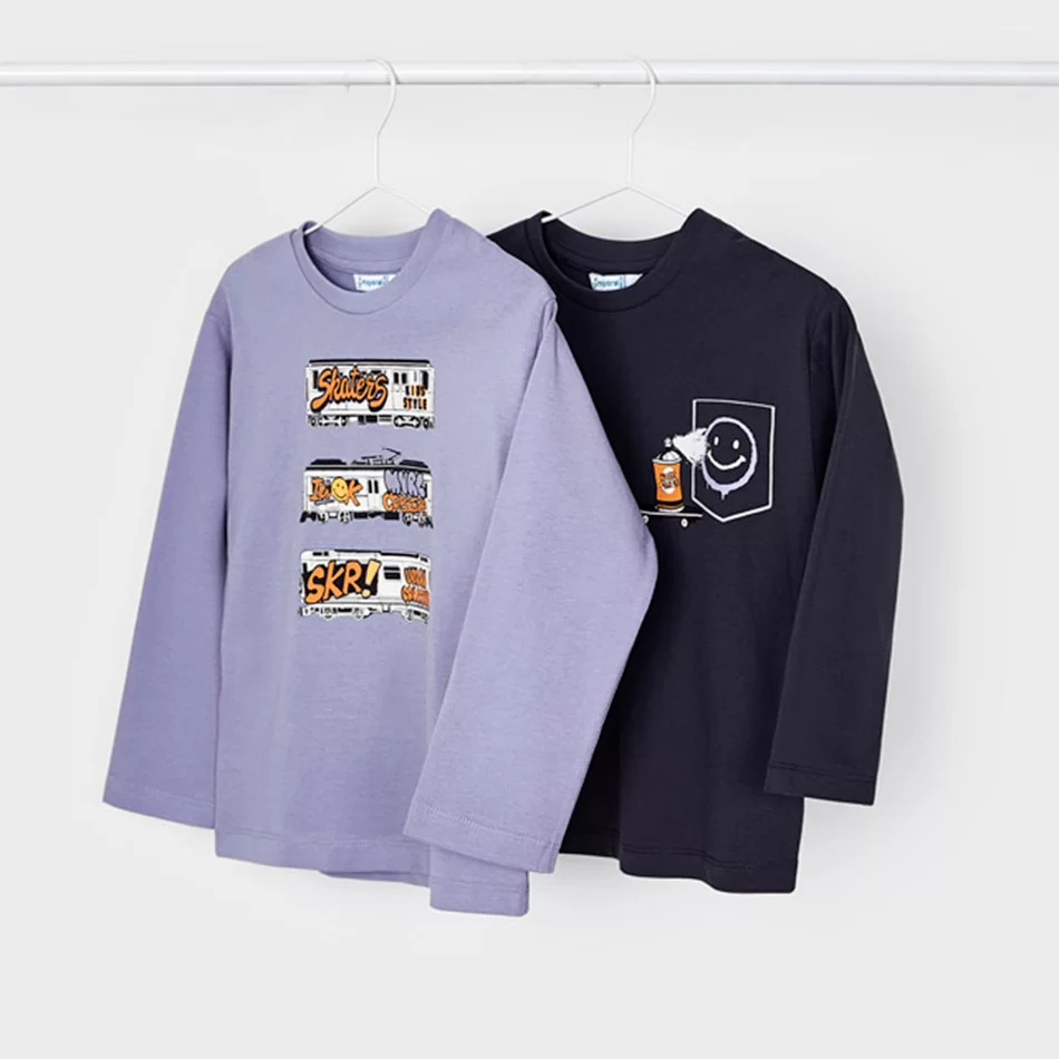 Pack 2 camisolas Better Cotton menino - undefined