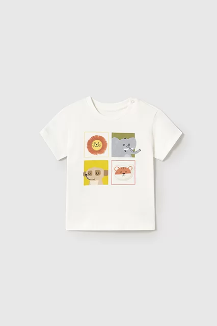 T-shirt animais bebé - Armazéns Ronfe