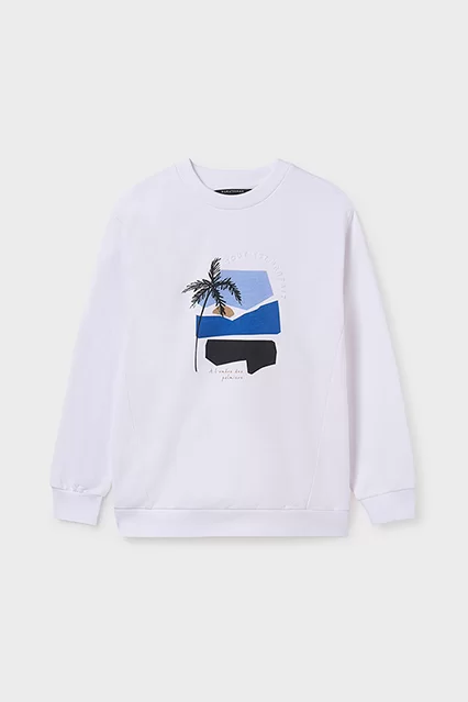 Sweat estampada relevo rapaz - Armazéns Ronfe