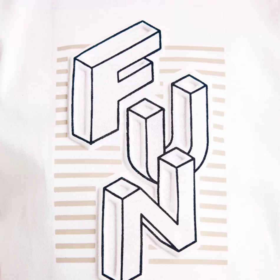 T-shirt texto relevo menino - undefined