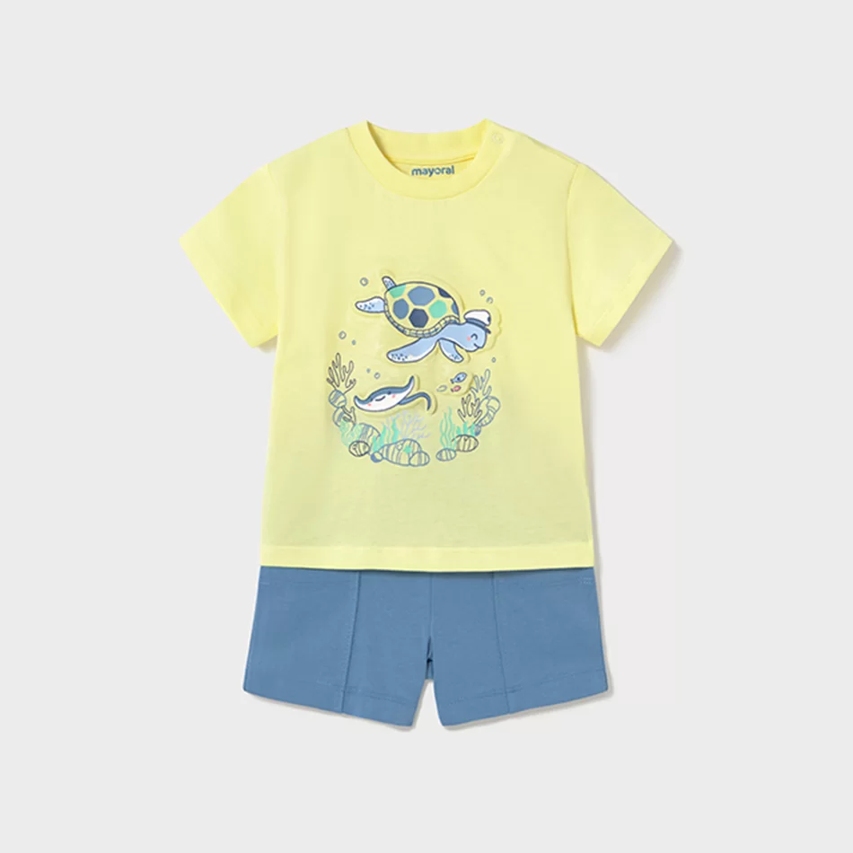CONJUNTO CALÇÃO T´SHIRT - undefined