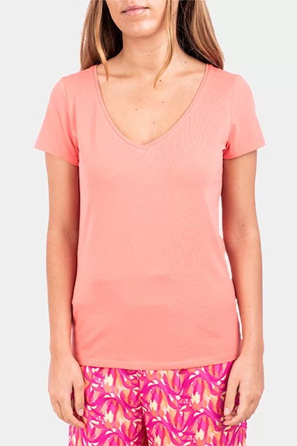 T-shirt Decote V - Brandsibuy