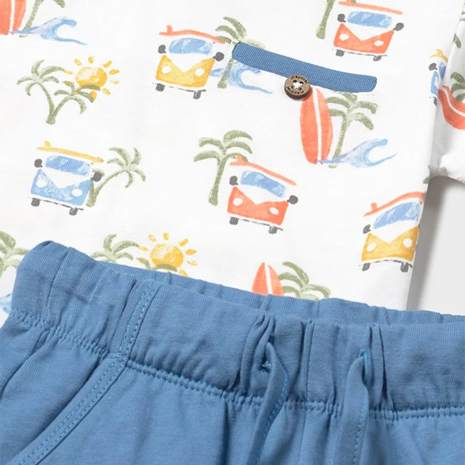 Conjunto 3 peças estampado bebé - undefined