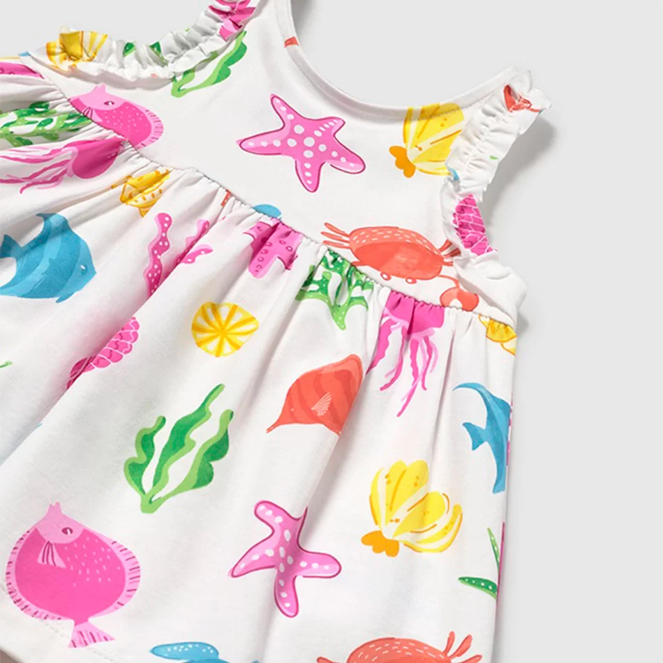 Vestido com tapa fraldas bebé - undefined