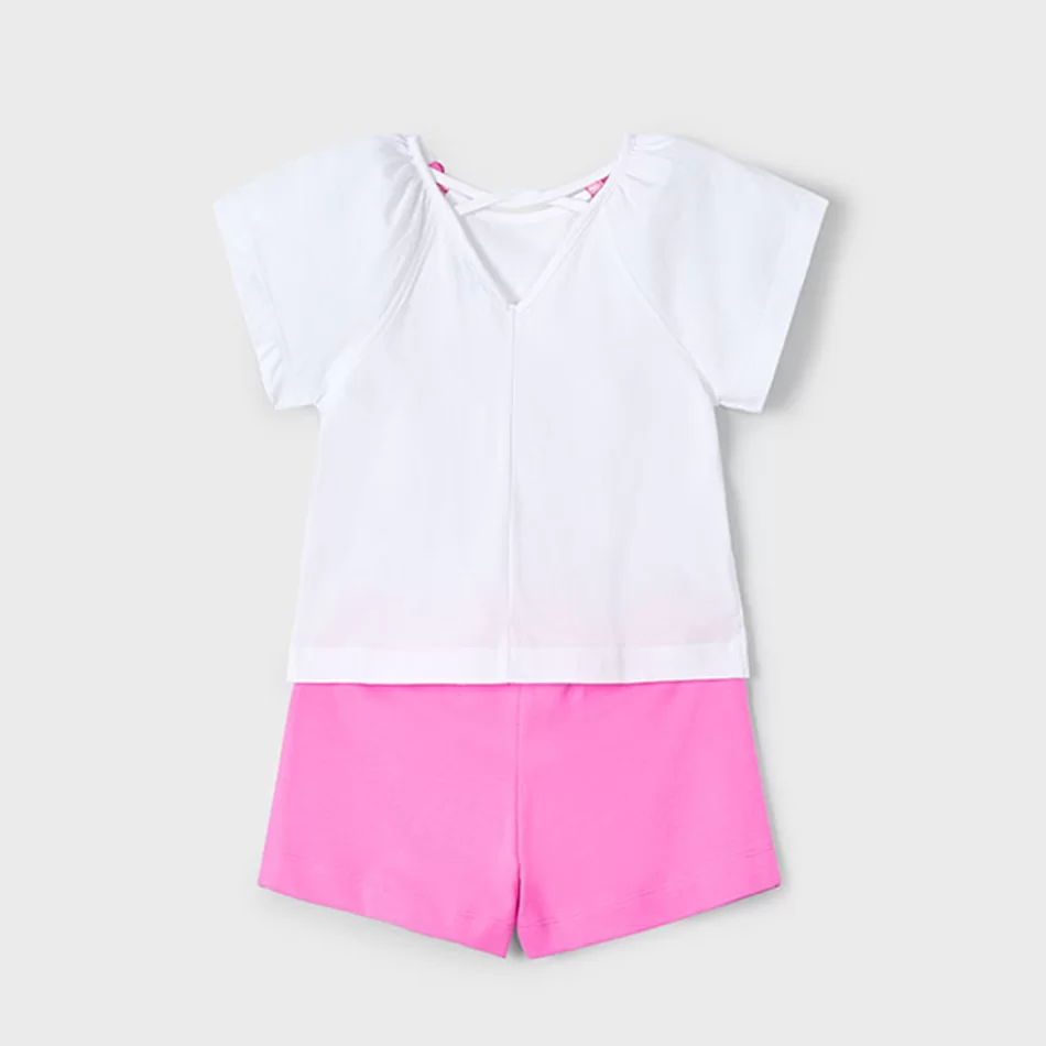 Conjunto calção e t-shirt menina - undefined