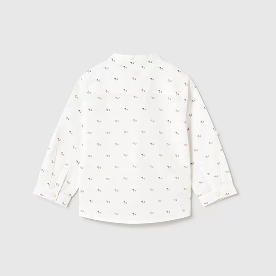 Camisa manga comprida gola mao bebé - undefined