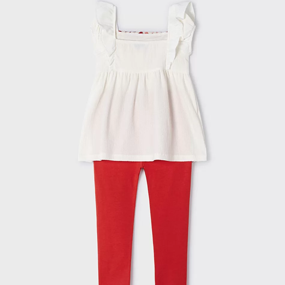 Conjunto 2 peças detalhe croché menina - undefined