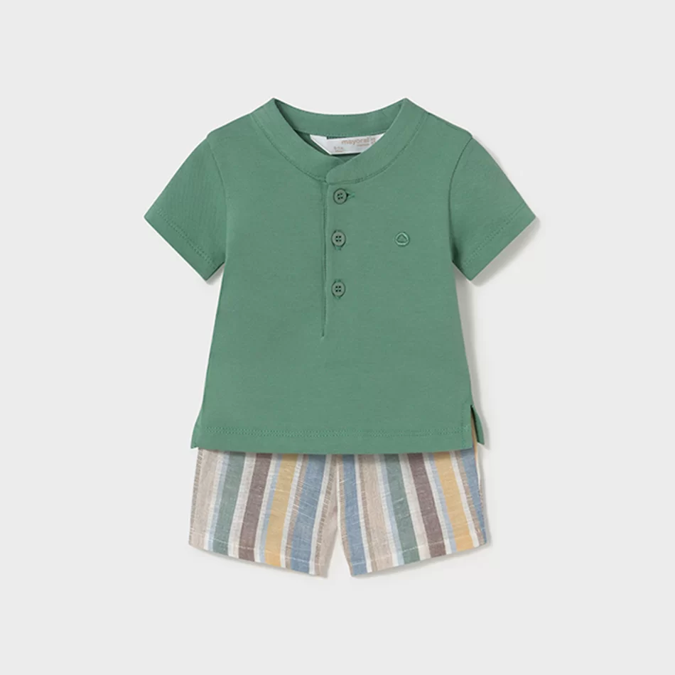 Conjunto calções e polo recém nascido - undefined
