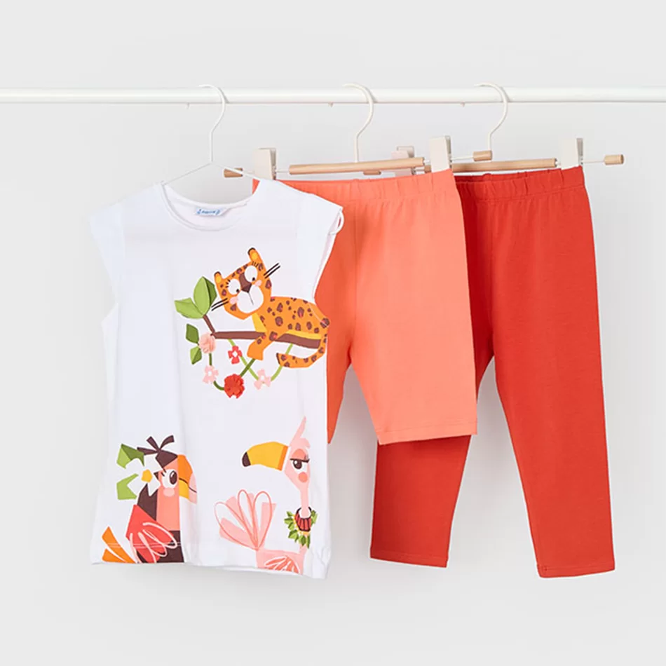 Conjunto 3 peças animais menina - undefined