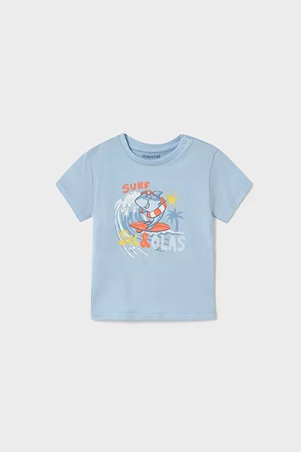 T-shirt surf tubarão bebé - Armazéns Ronfe