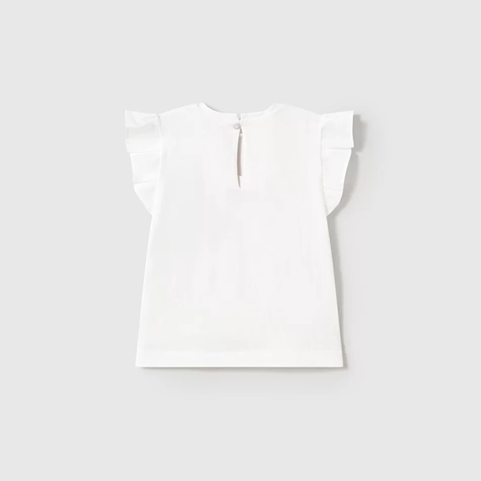 T-shirt manga folho bebé - undefined