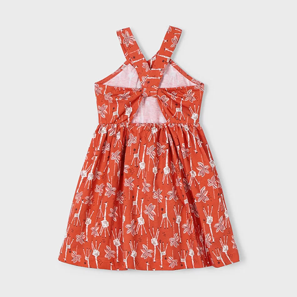 Vestido costas cruzadas menina - undefined