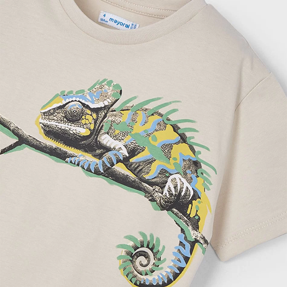 T-shirt camaleão menino - undefined