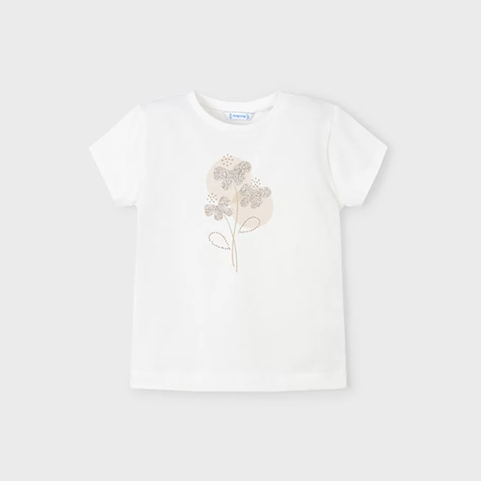 Camisola básica flores menina - undefined