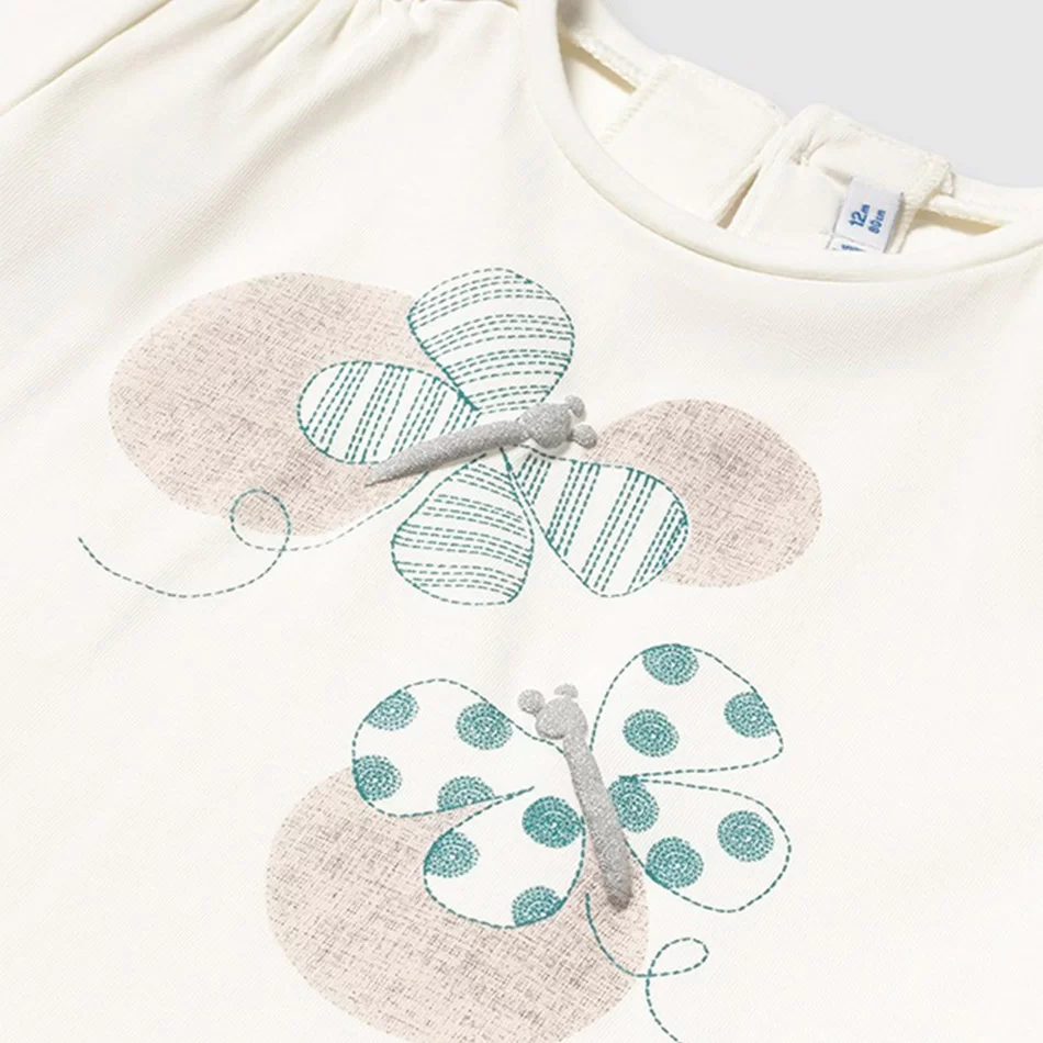 T-shirt borboletas bebé - undefined