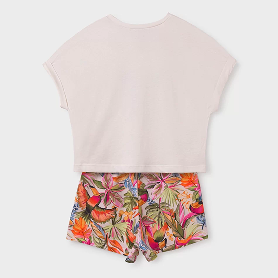 Conjunto calções e t-shirt rapariga - undefined