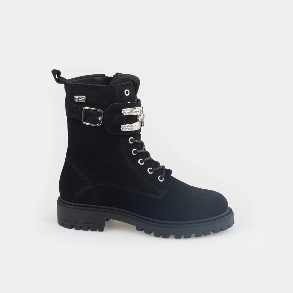 BOTIM ESTILO MILITAR - Preto - Armazéns Ronfe