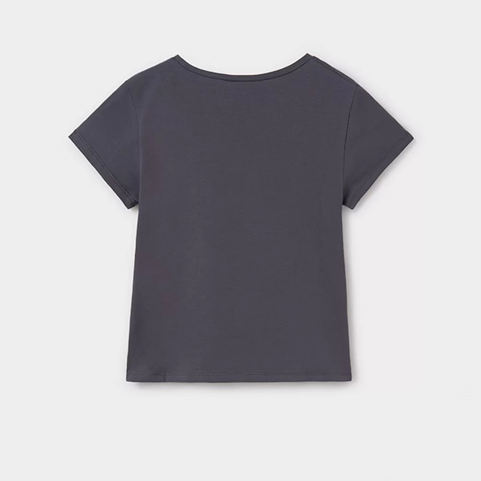 Camisola bordado flor rapariga - undefined