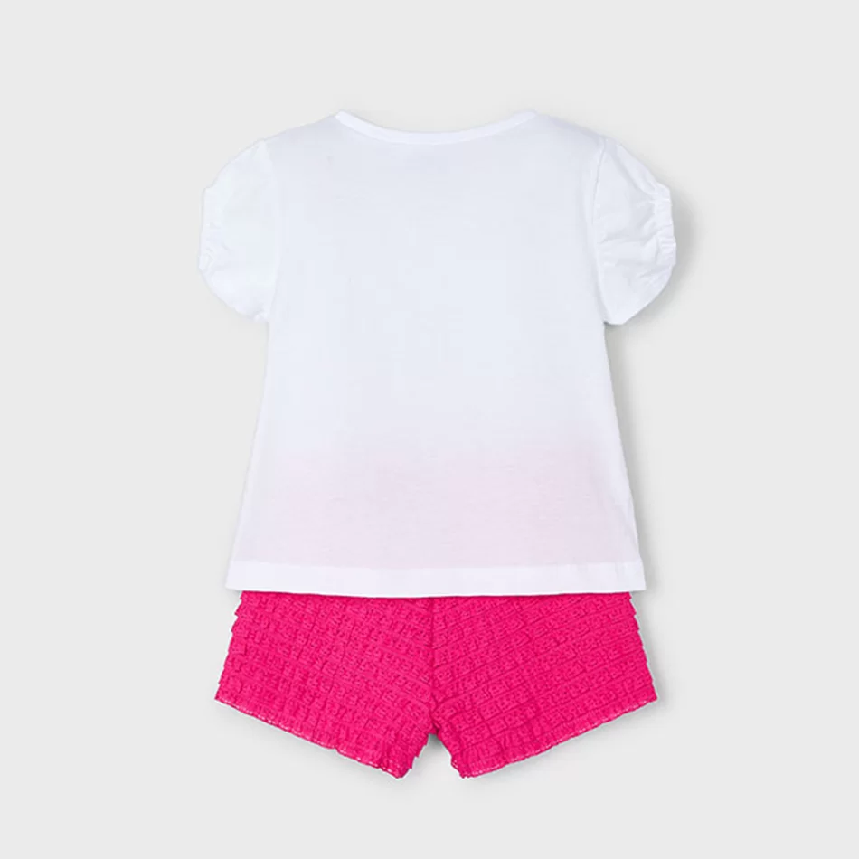 Conjunto calção e t-shirt menina - undefined