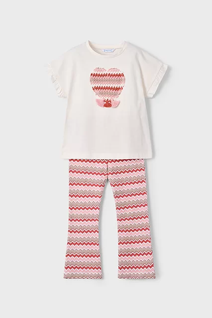 Conjunto leggings flared e t-shirt menina - undefined