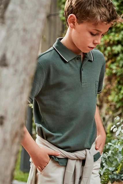 Polo estampado atrás rapaz - Armazéns Ronfe