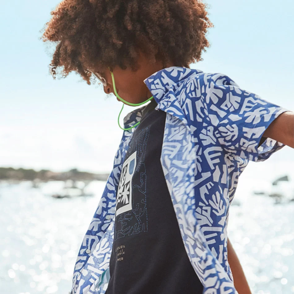 Camisa estampada rapaz - undefined
