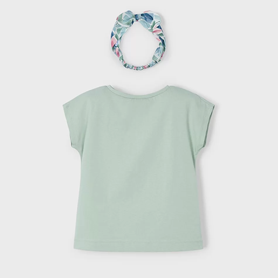 T-shirt com fita menina - undefined