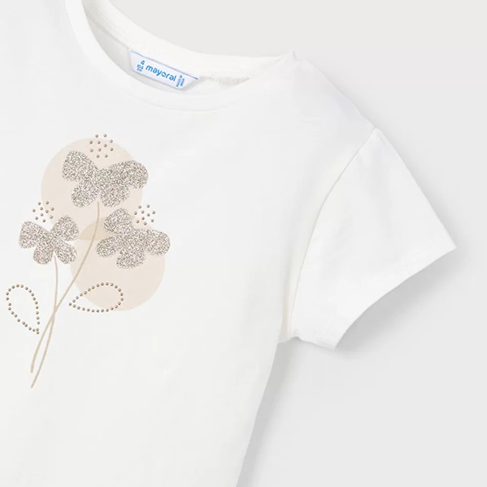 Camisola básica flores menina - undefined