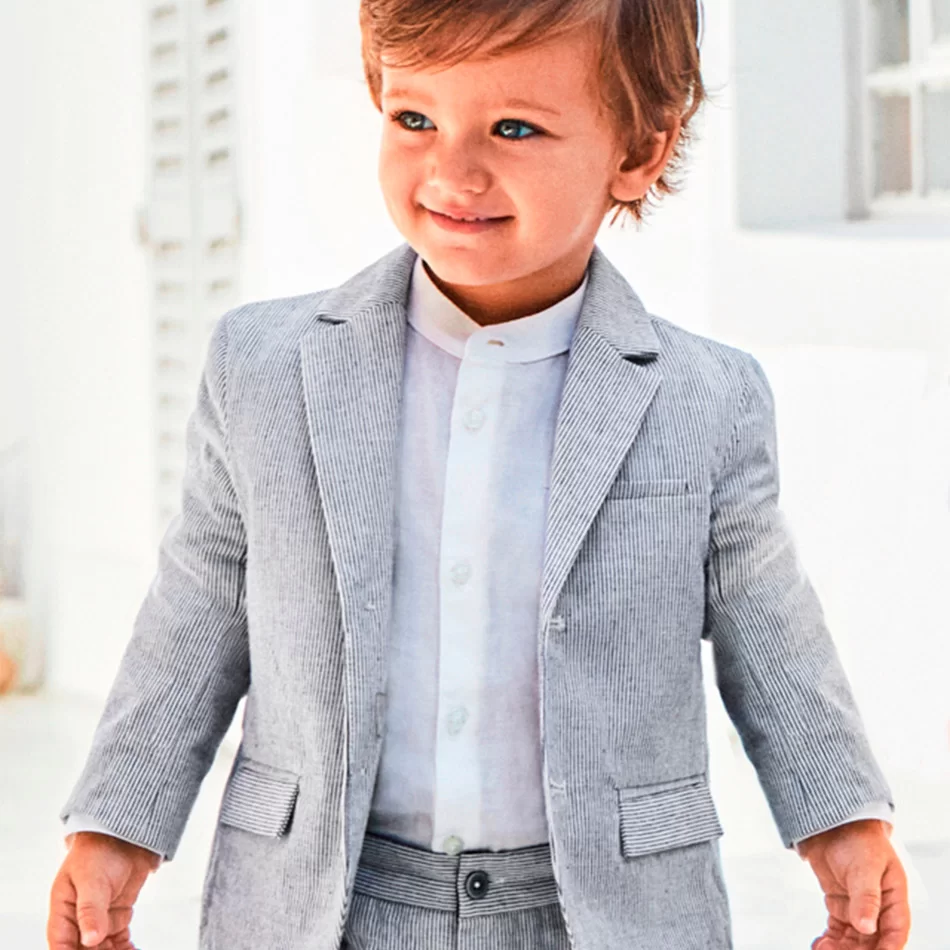 Blazer cerimónia linho bebé - undefined