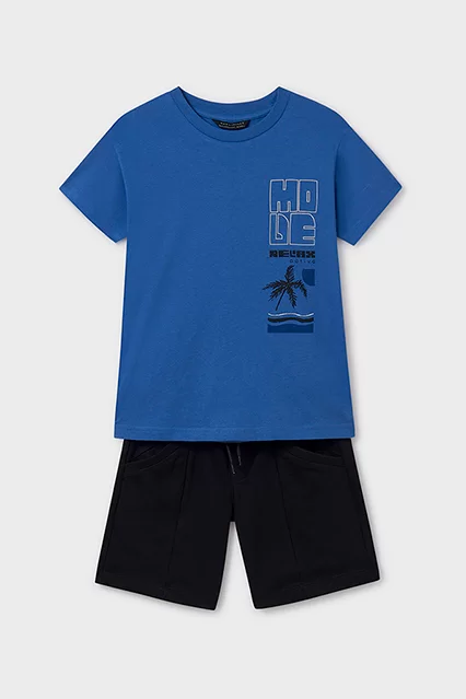 Conjunto bermuda e t-shirt palmeira rapaz - undefined