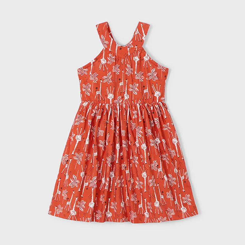 Vestido costas cruzadas menina - undefined