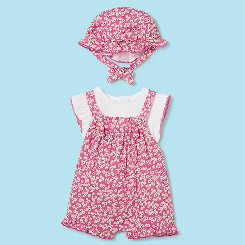 Conjunto 3 peças jardineira Better Cotton recém nascido - undefined