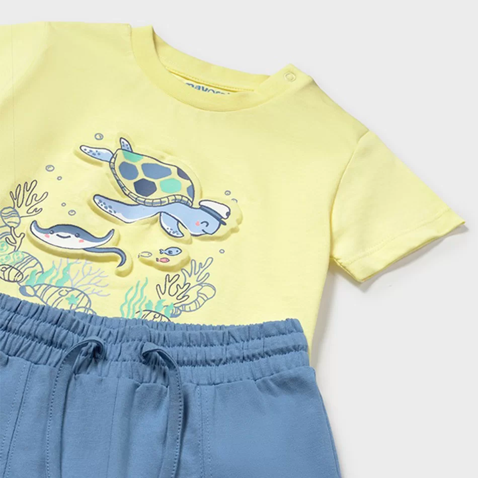 CONJUNTO CALÇÃO T´SHIRT - undefined