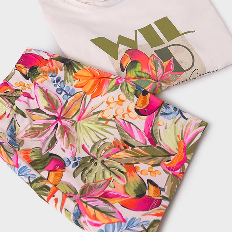 Conjunto calções e t-shirt rapariga - undefined